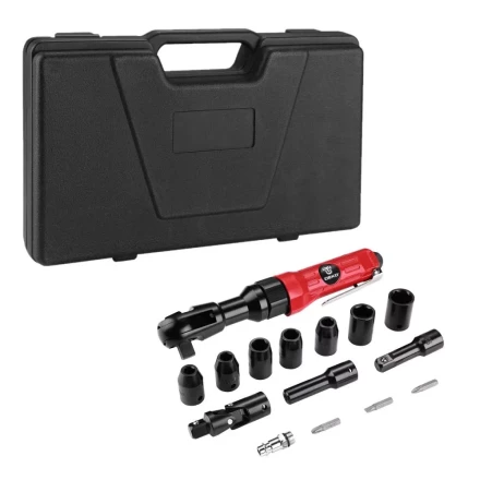 Трещотка пневматическая DEKO DKPT03 SET 3, 018-1103, в чемодане с набором 15 предметов купить в Когалыме