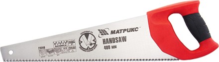 Ножовка по дереву 500 мм 7-8 TPI зуб - 3D каленый зуб двухкомпонентная рукоятка MATRIX 23542 купить в Когалыме
