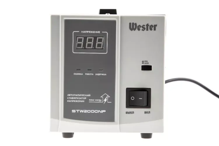 Стабилизатор напряжения WESTER STW2000NP купить в Когалыме