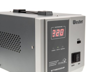 Стабилизатор напряжения WESTER STW2000NP купить в Когалыме