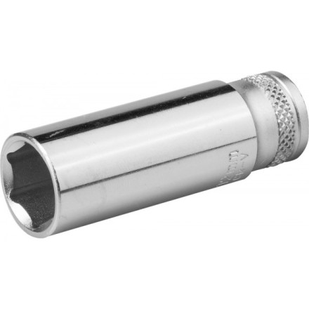 Торцовая головка KRAFTOOL &quot;INDUSTRIE QUALITAT&quot;, удлиненная, Cr-V, FLANK, хромосатинированная, 1/4&quot;, 10 мм 27817-10_z01 купить в Когалыме