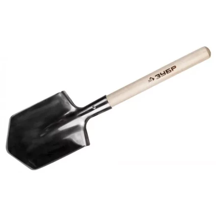 Лопата ЗУБР "ЭКСПЕРТ" саперная из нержавеющей стали, защитный чехол, 190х145х550мм 4-39441_z01 купить в Когалыме