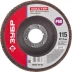 Круг шлифовальный ЗУБР "МАСТЕР" лепестковый торцевой, зерно-электрокорунд нормальный, тип КЛТ 1, P60, 115х22,2мм 36593-115-60 купить в Когалыме