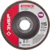 Круг шлифовальный ЗУБР "МАСТЕР" лепестковый торцевой, зерно-электрокорунд нормальный, тип КЛТ 1, P60, 115х22,2мм 36593-115-60 купить в Когалыме