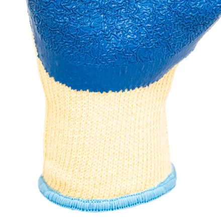 Перчатки трикотажные, полиэфирные, латексное рельефное покрытие, 10// Сибртех 677535 купить в Когалыме