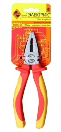 Плоскогубцы универс. диэлектрические 150мм 1/6/60 19010 купить в Когалыме