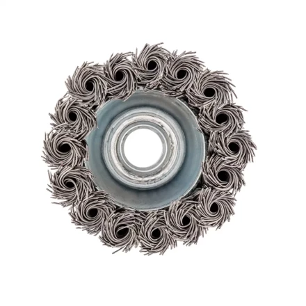 Щетка для УШМ, 65 мм, М14, "чашка", крученая проволока 0.5 мм Сибртех 746207 купить в Когалыме