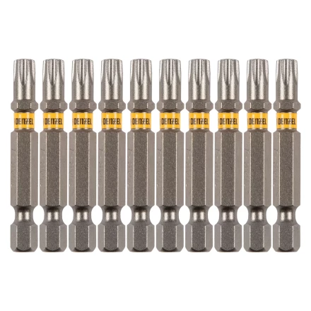 Бита TX 30х50, сталь S2, шестигранный профиль, 10 шт. Е 6,3 Denzel 11671 купить в Когалыме