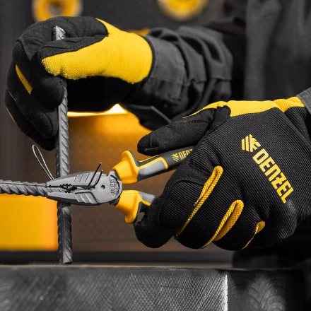 Плоскогубцы комбинированные 165 мм Denzel 17080, трехкомпонентные рукоятки купить в Когалыме