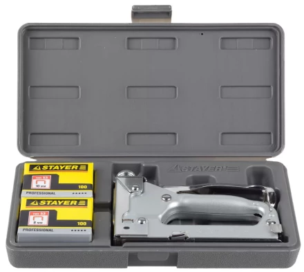 Степлер "Pro 53" для скоб тип 53 (4-14 мм), в кейсе, STAYER Professional 3150-H4_z01 купить в Когалыме