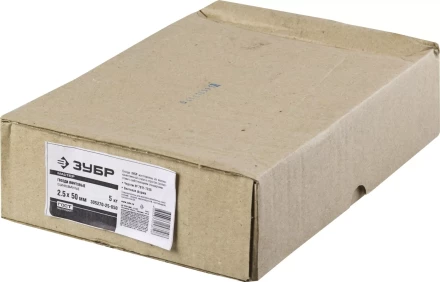 Гвозди ЗУБР "МАСТЕР" винтовые оцинкованные чертеж № 7811-7335, 2,5х50мм, 5кг 305270-25-050 купить в Когалыме