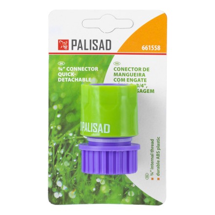 Соединитель пластмассовый быстросъемный, внутренняя резьба 3/4&quot; Palisad 661558 купить в Когалыме