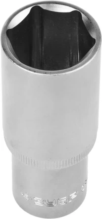 Головка торцовая ЗУБР "МАСТЕР" (1/2"), удлиненная, Cr-V, FLANK, хроматированное покрытие, 24мм 27726-24 купить в Когалыме