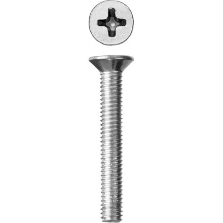 Винт DIN 965, M6 x 40 мм, 6 шт, кл. пр. 4.8, оцинкованный, ЗУБР 303116-06-040 купить в Когалыме