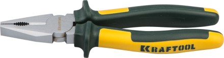 Плоскогубцы KRAFTOOL&quot;KRAFT-MAX&quot;комб,Cr-Mo,маслобензост двухкомп рукоятки,шарнирное соединение с повыш износост,180мм 22011-1-18 купить в Когалыме