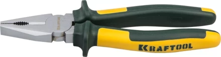 Плоскогубцы KRAFTOOL"KRAFT-MAX"комб,Cr-Mo,маслобензост двухкомп рукоятки,шарнирное соединение с повыш износост,180мм 22011-1-18 купить в Когалыме
