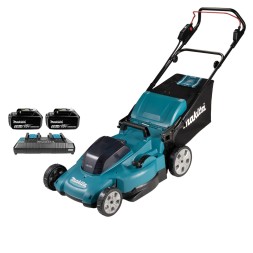 Аккумуляторная газонокосилка 53см, 2х18V Makita DLM538CT2 ( 2* 5Ач , ЗУ )