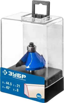 Фреза кромочная калевочная(фасочная) №9 с подшипником 127мм серия ПРОФЕССИОНАЛ купить в Когалыме