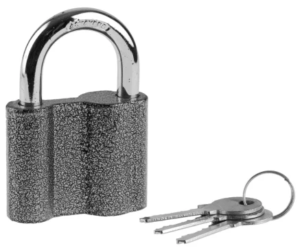 Замок STAYER "MASTER" навесной, металлический корпус, с закаленной дужкой, в коробке, 60мм 37145-60 купить в Когалыме