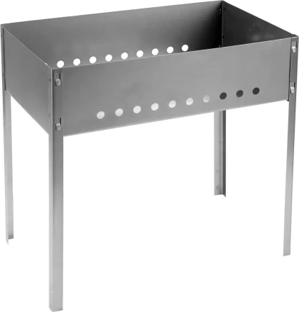 Мангал GRINDA "BARBECUE", толщина 0,8мм, в коробке, 500х300х500мм 427782 купить в Когалыме