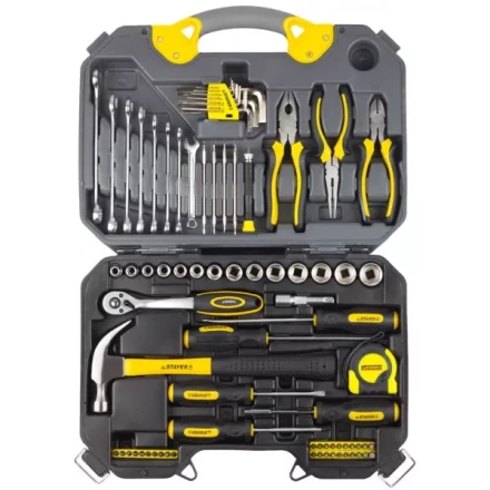 Набор инструментов STAYER "PROFI" универсальный, высококачественная CRV сталь, хромированное покрытие, 78 предметов 27710-H78 купить в Когалыме