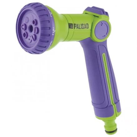 Пистолет-распылитель 8 режимов двухкомпонентная рукоятка Palisad 65160 купить в Когалыме