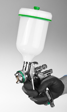 Краскопульт пневматический KRAFTOOL &quot;PRO&quot; Jeta 4000, HVLP, c верхним бачком, 1,3мм 06555-1.3 купить в Когалыме