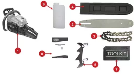 Бензопила Elitech БП 52/20 купить в Когалыме