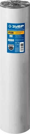 ЗУБР Р120, 800 мм, 30 м, водостойкий, шлифовальный рулон на тканевой основе, Профессионал (35501-120) купить в Когалыме