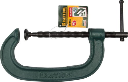Струбцина KRAFTOOL &quot;EXPERT&quot;, высокопрочный чугун с шаровидным графитом, 4&quot;/100 мм 32229-100 купить в Когалыме