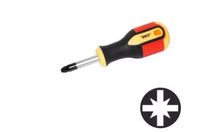 Отвертка крестовая РH№2х 38мм,трехкомп.рук 1/12/120 19674 купить в Когалыме