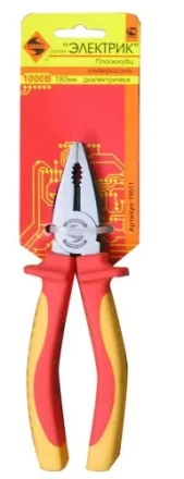 Плоскогубцы универс. диэлектрические 180мм 1/6/60 19011 купить в Когалыме