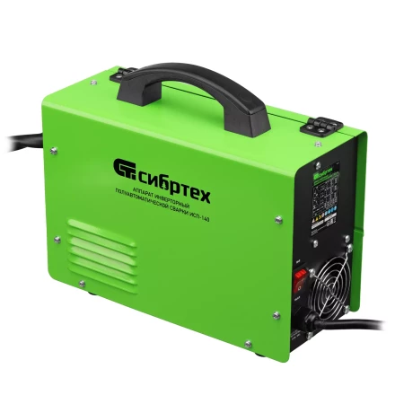 Аппарат инвертор. полуавтомат. сварки Сибртех ИСП-140, 140 А, ПВ 60% 94321 купить в Когалыме