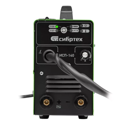 Аппарат инвертор. полуавтомат. сварки Сибртех ИСП-140, 140 А, ПВ 60% 94321 купить в Когалыме