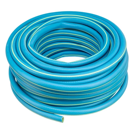 Шланг поливочный армированный Palisad 3 слойный ТЭП 3/4'', 35 м, лазурный 67109 купить в Когалыме