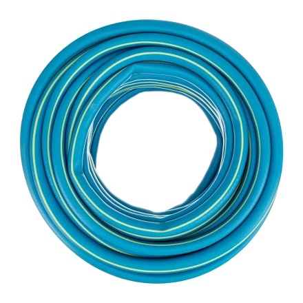 Шланг поливочный армированный Palisad 3 слойный ТЭП 3/4'', 35 м, лазурный 67109 купить в Когалыме