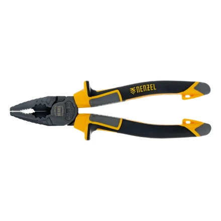 Плоскогубцы комбинированные 180 мм Denzel 17081, трехкомпонентные рукоятки купить в Когалыме