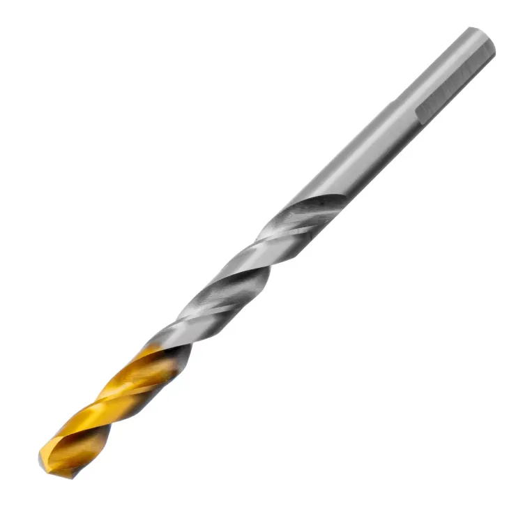 Сверло спиральное по металлу Denzel 7,0 x 109 мм, Р6М5, Golden Tip, 718237 купить в Когалыме