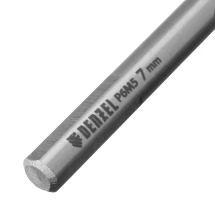 Сверло спиральное по металлу Denzel 7,0 x 109 мм, Р6М5, Golden Tip, 718237 купить в Когалыме