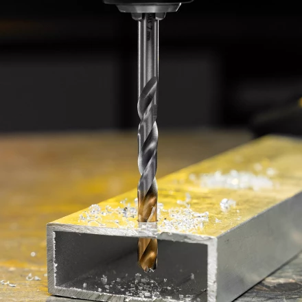 Сверло спиральное по металлу Denzel 7,0 x 109 мм, Р6М5, Golden Tip, 718237 купить в Когалыме