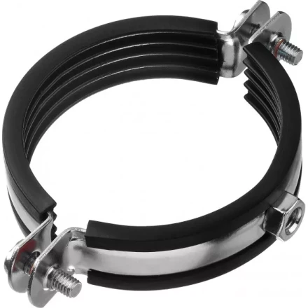 Хомут трубный с гайкой, оцинкованный, 2 1/2", 6шт, ЗУБР Мастер 37850-75-80 37850-75-80 купить в Когалыме