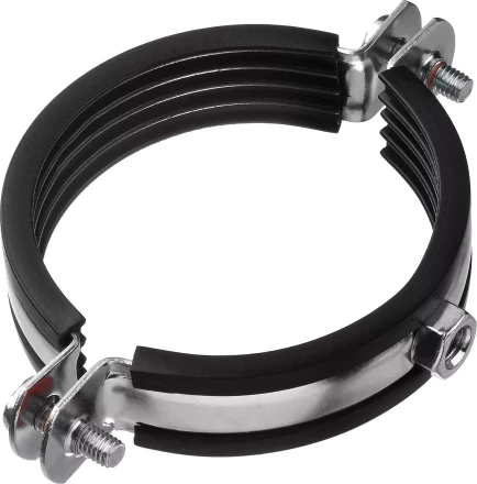 Хомут трубный с гайкой, оцинкованный, 2 1/2", 6шт, ЗУБР Мастер 37850-75-80 37850-75-80 купить в Когалыме