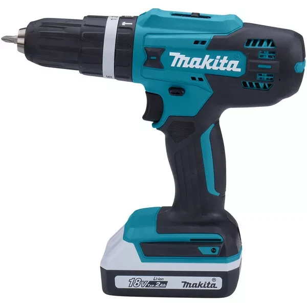 Аккумуляторная ударная 18В дрель-шуруповерт Makita HP488D006 (2*АКБ 2Ач тип G, ЗУ) купить в Когалыме