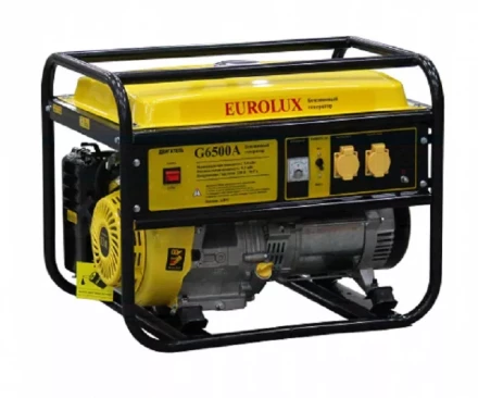 Электрогенератор бензиновый Eurolux G6500A купить в Когалыме