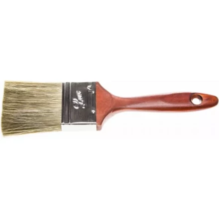 Кисть плоская STAYER "LASUR - LUX", деревянная ручка, смешанная щетина, 63мм 01051-063 купить в Когалыме