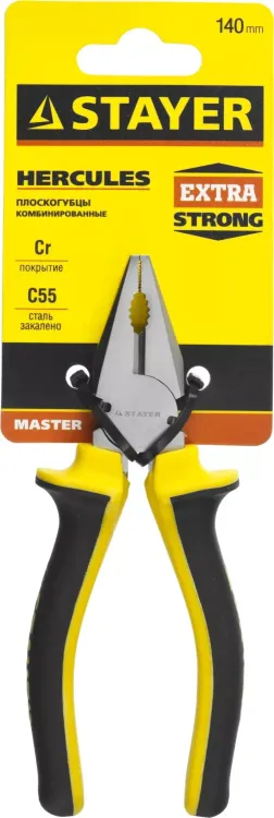 Плоскогубцы комбинированные STAYER "PROFESSIONAL" HERCULES, 140мм 2203-1-14_z01 купить в Когалыме
