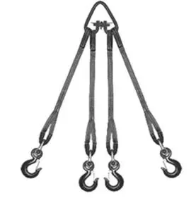 Строп текстильный четырехветвевой 4СТ 10 т  L=3.5 м SF6 100 мм Звено РТ- 3 купить в Когалыме