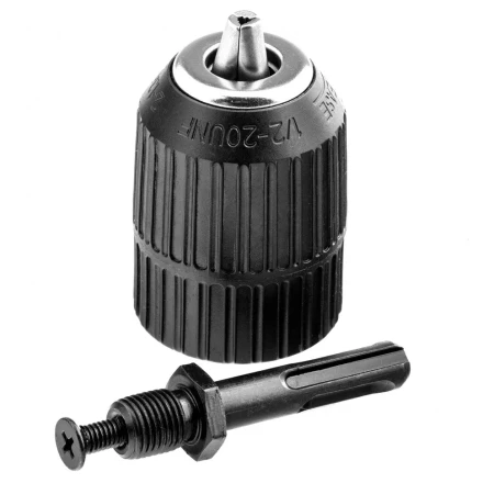 Патрон для дрели быстрозажимной 2-13 мм 1/2 адаптер SDS Plus Сибртех 168097 купить в Когалыме