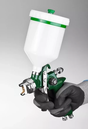 Краскопульт пневматический KRAFTOOL AirKraft, HVLP, с верхним бачком, 1,7мм 06522-1.7 купить в Когалыме