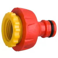 Адаптер GRINDA внешний "Premium", пластмассовый с TPR, 1/2"-3/4" 8-426405